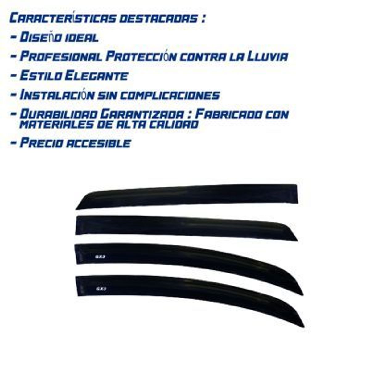 GENERICO - PROTECTOR VISERA CORRELLUVIA GEELY GX3 2020 EN ADELANTE