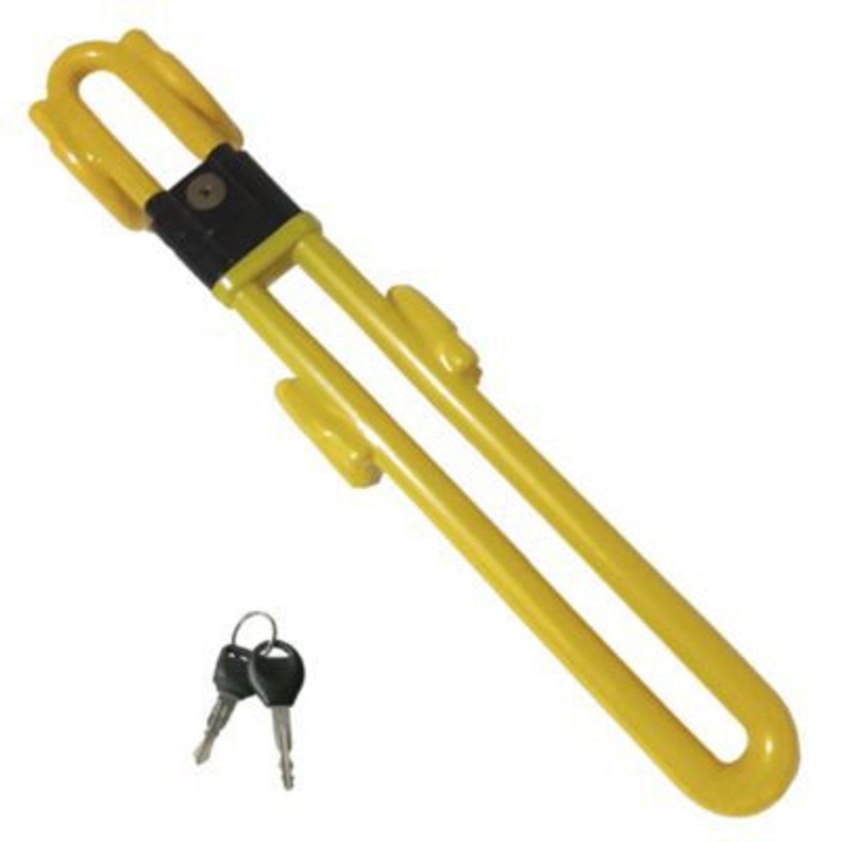 TECGO - Seguro de timon auto traba volante antirrobo vehiculo