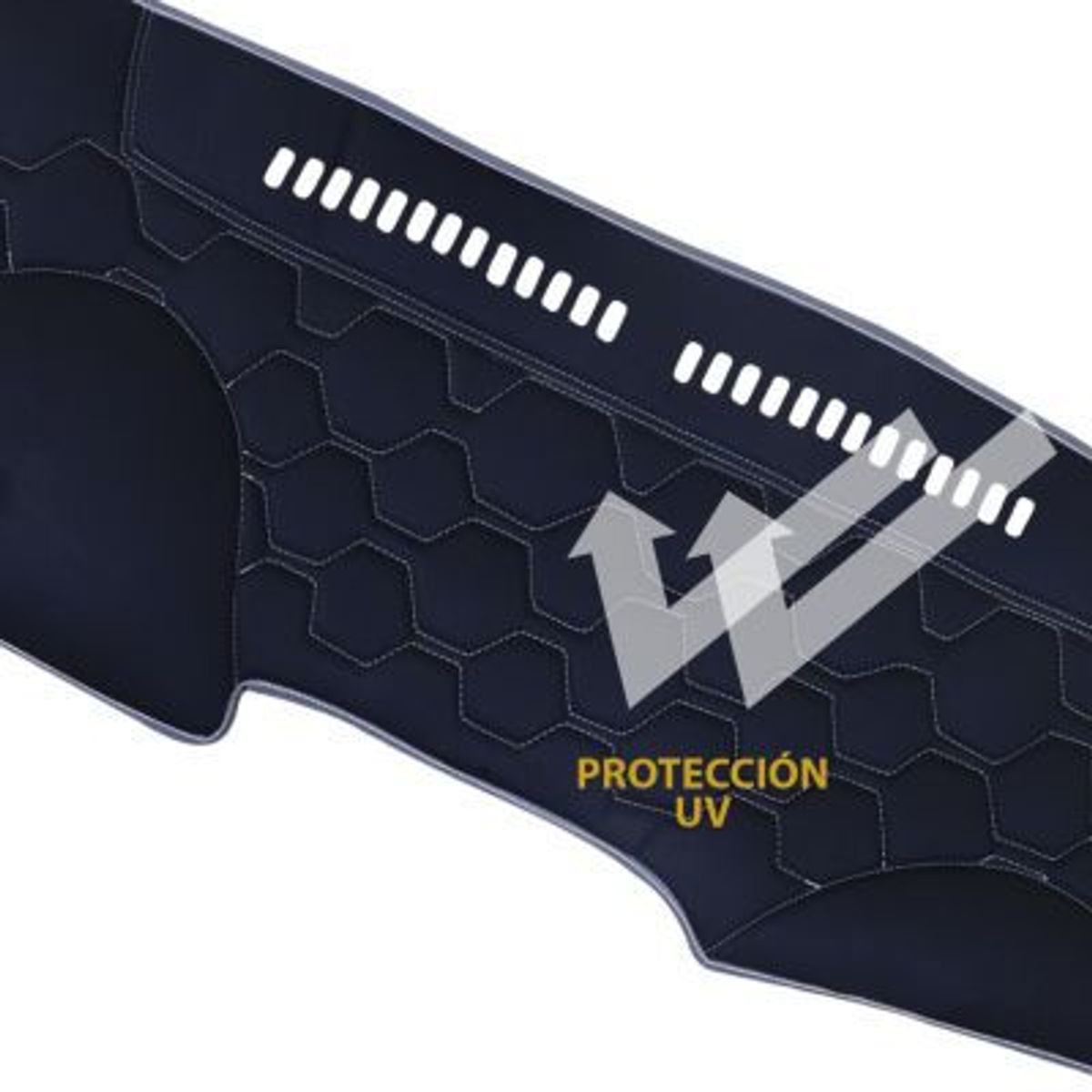TECGO - PROTECTOR CUBRE TABLERO TIPO TOYOTA REVO 2016-2020 CON COCOS