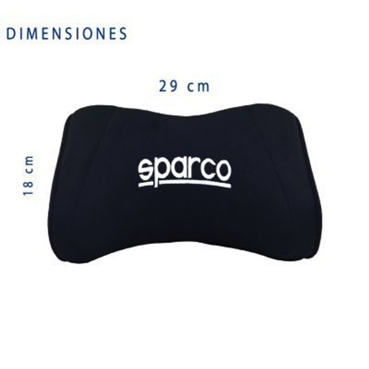 SPARCO - COJIN  ALMOHADILLA ALMOHADA CERVICAL SPARCO CORSA NEGRO