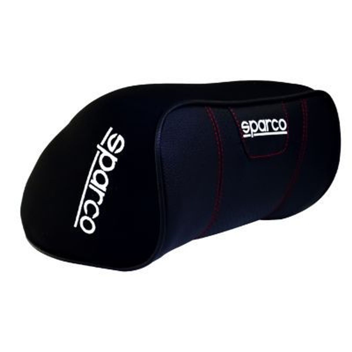 SPARCO - COJIN CABEZAL ALMOHADA CERVICAL SPARCO CORSA NEGRO LINE ROJA