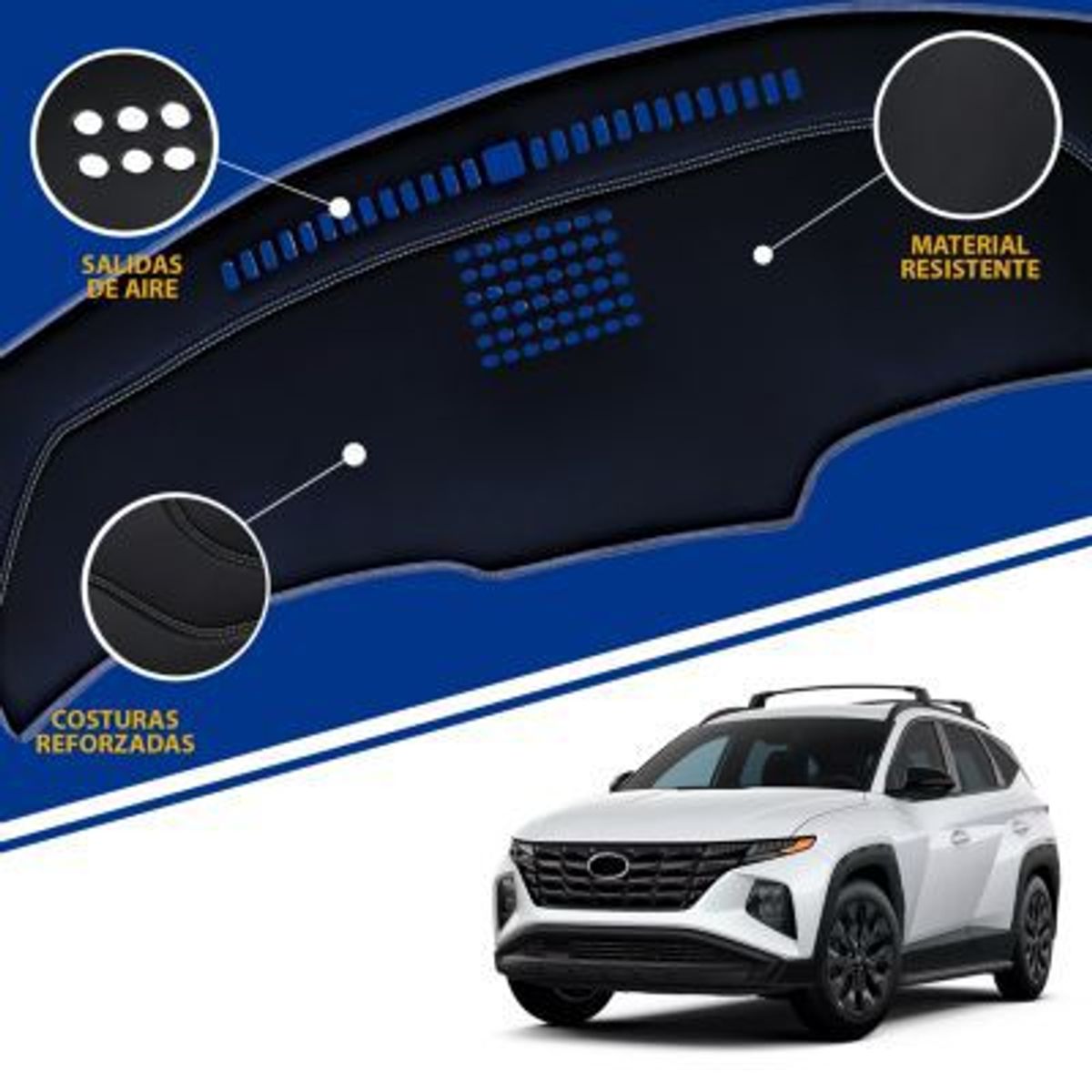 TECGO - PROTECTOR FUNDA DE TABLERO TIPO HYUNDAI TUCSON 2022