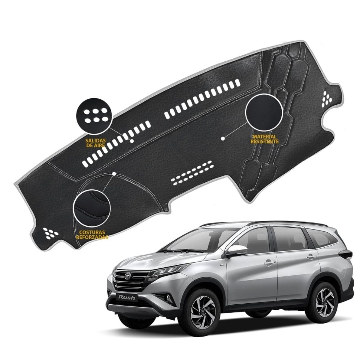 TECGO - Protector para tablero TIPO toyota rush 2018-2021
