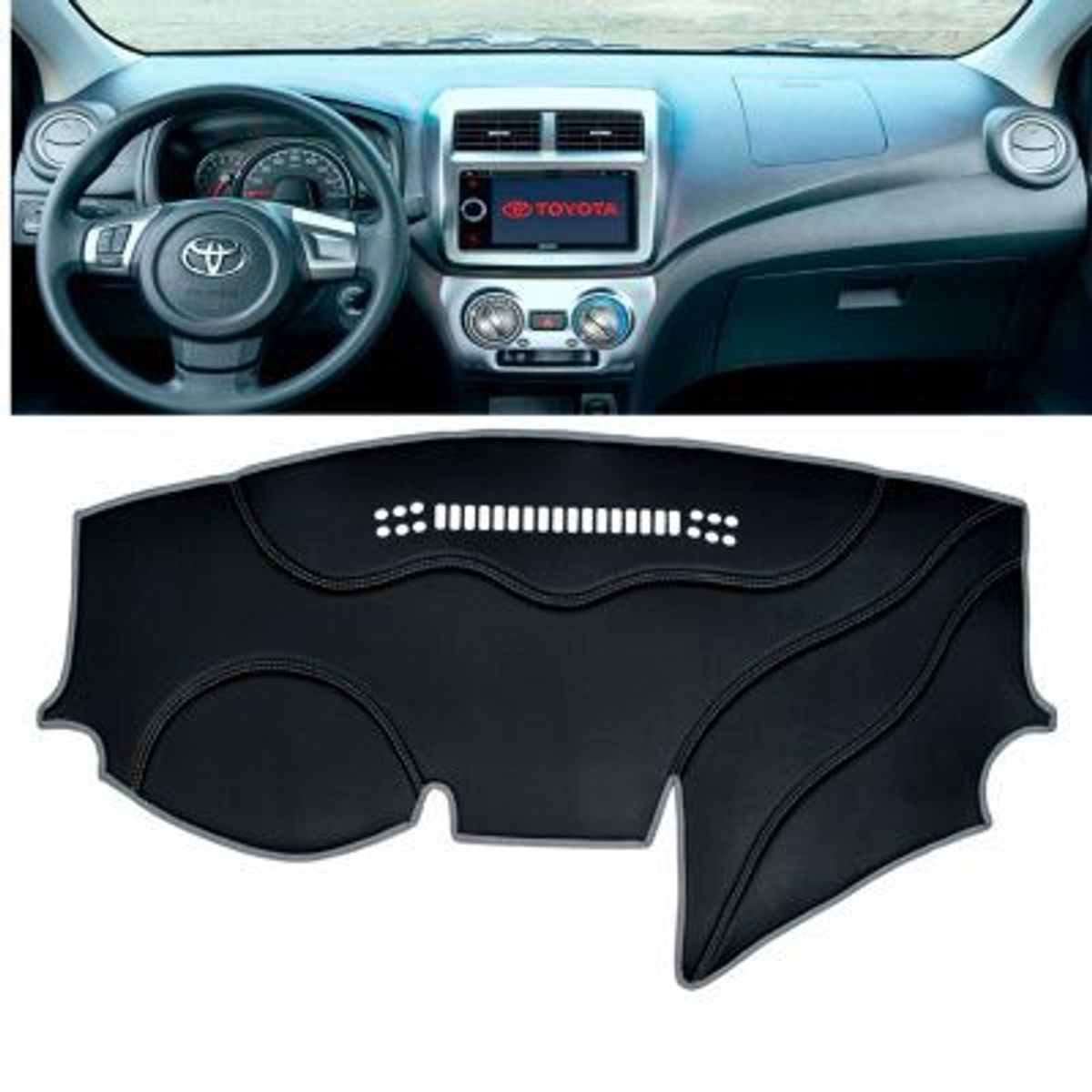 TECGO - PROTECTOR TABLERO TIPO TOYOTA AGYA 2019