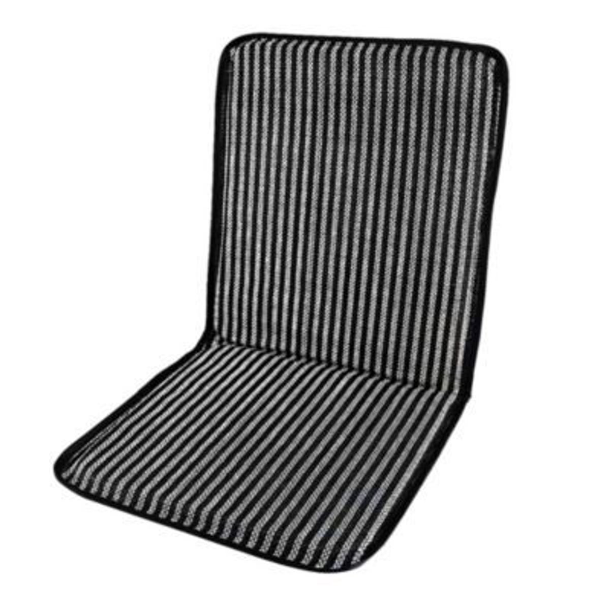 GENERICO - Respaldar de auto asiento antitranspirante malla negro