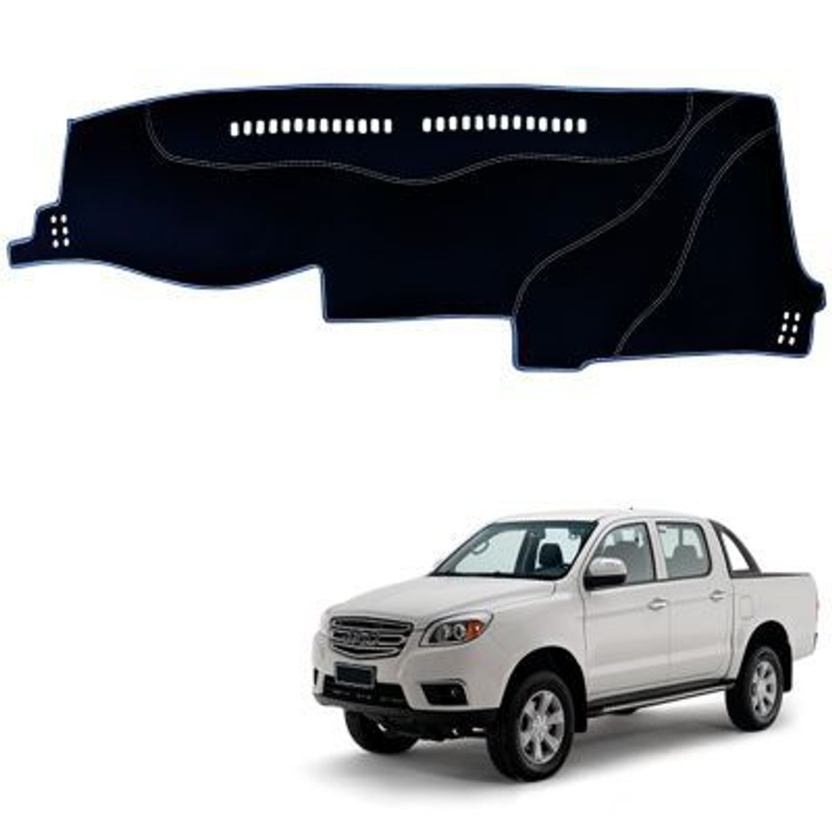 TECGO - PROTECTOR TAPETE DE TABLERO TIPO JAC T6 PICK UP 2023