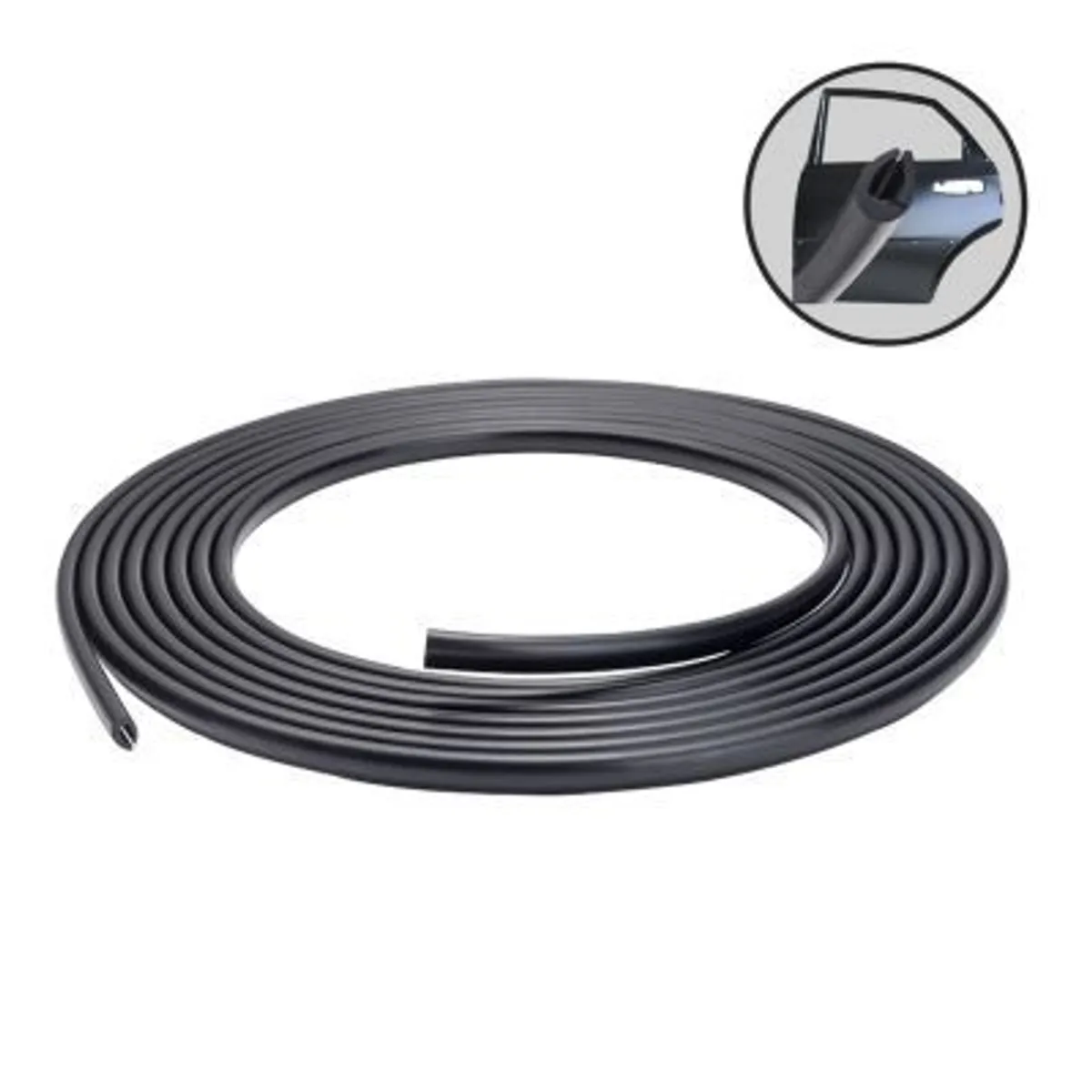 GENERICO - Filete de puerta para auto negro