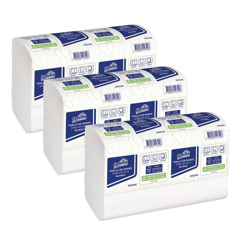 TORK - Papel Toalla Interfoliada Tork Xpress® 3 paq x 150 hojas