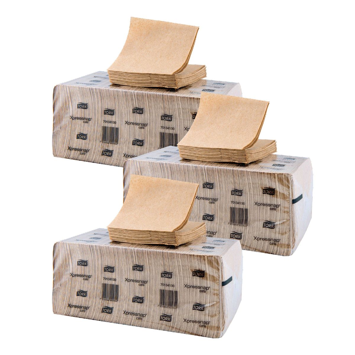 TORK - Servilleta Tork Xpressnap Café Natural 3 x 500un