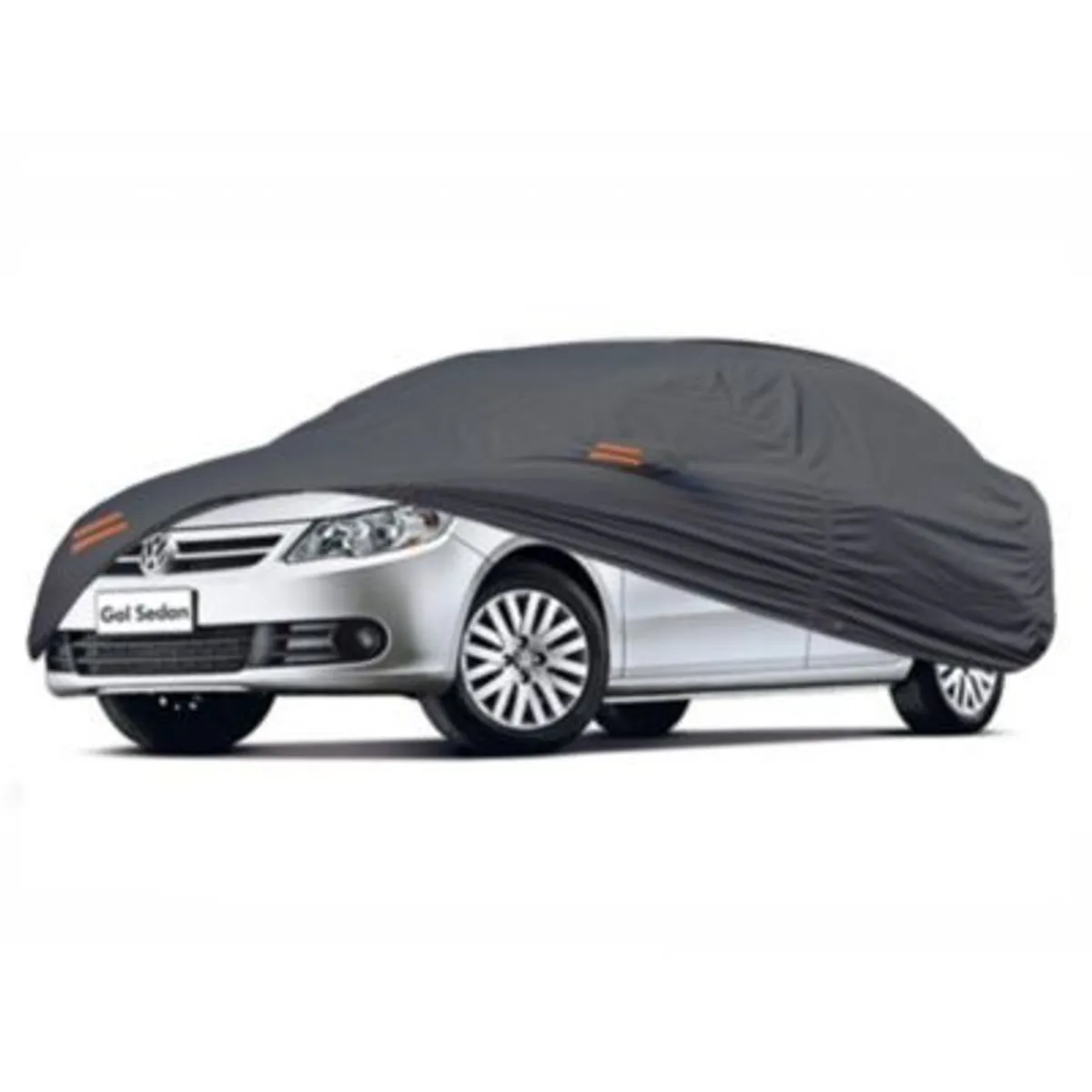 GENERICO - PROTECTOR CUBIERTA COBERTOR TIPO VOLKSWAGEN GOL SEDAN GRIS