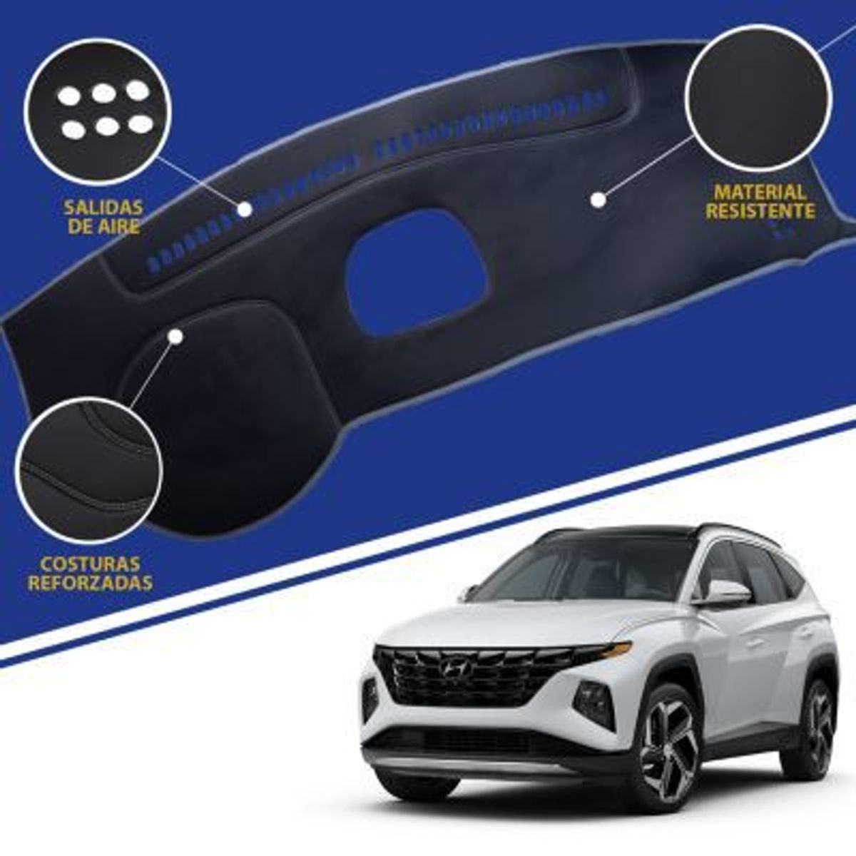 TECGO - PROTECTOR TABLERO TIPO HYUNDAI TUCSON 2020