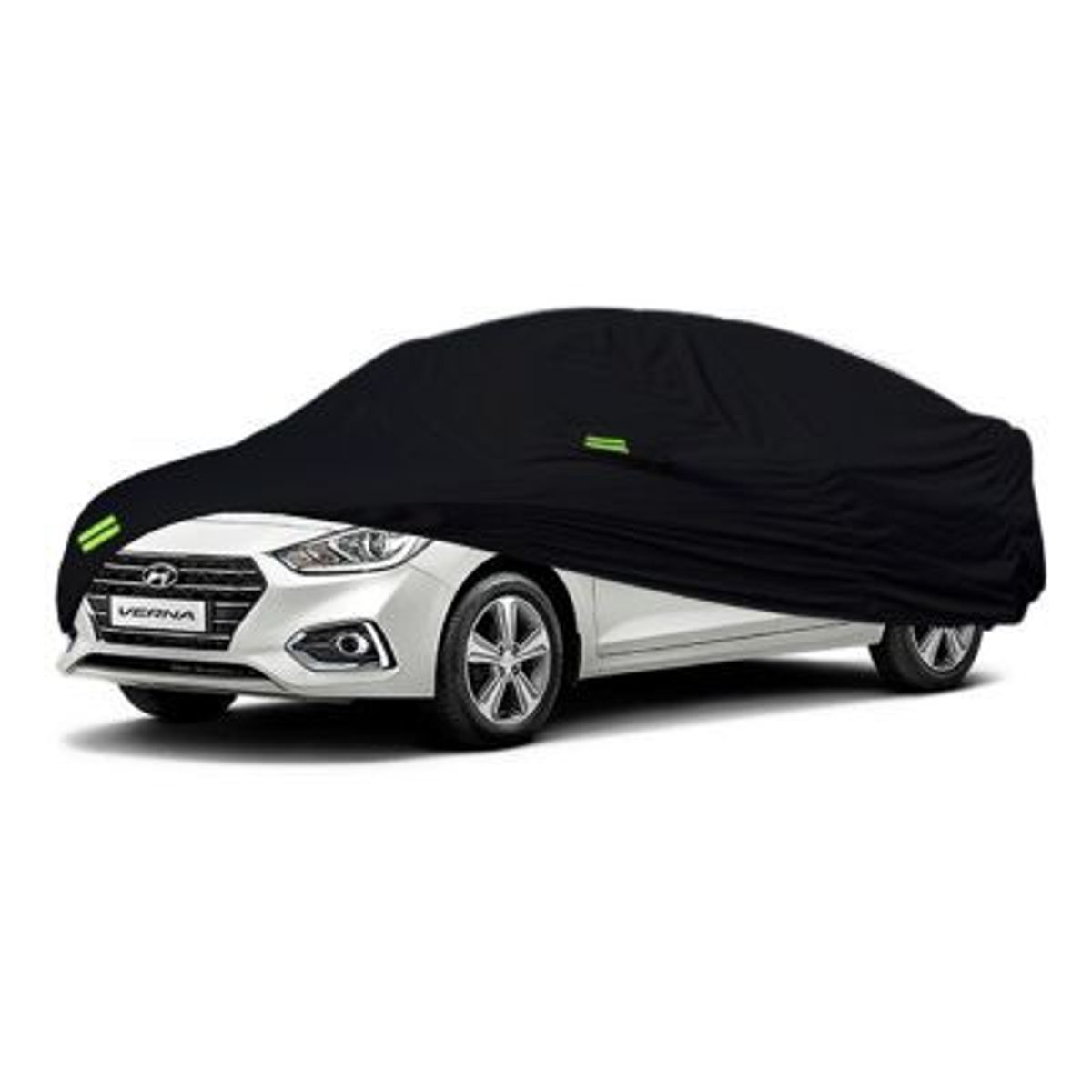 TECGO - PROTECTOR CUBIERTA FUNDA Cobertor TIPO HYUNDAI VERNA NEGRO