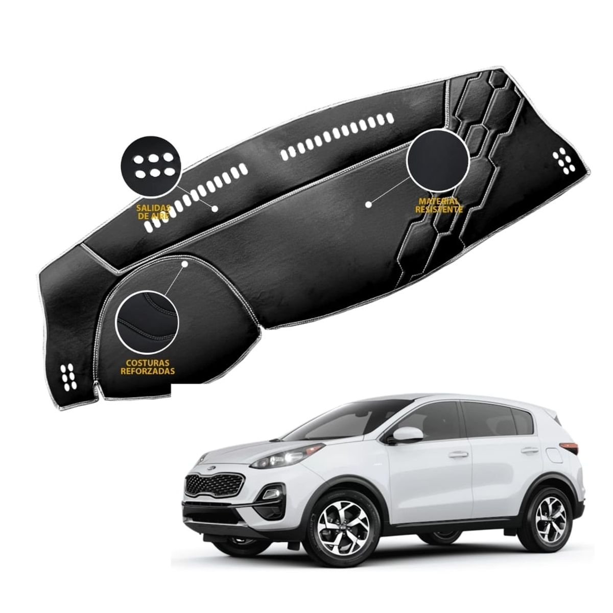 TECGO - PROTECTOR TABLERO TIPO KIA SPORTAGE 2018-2020