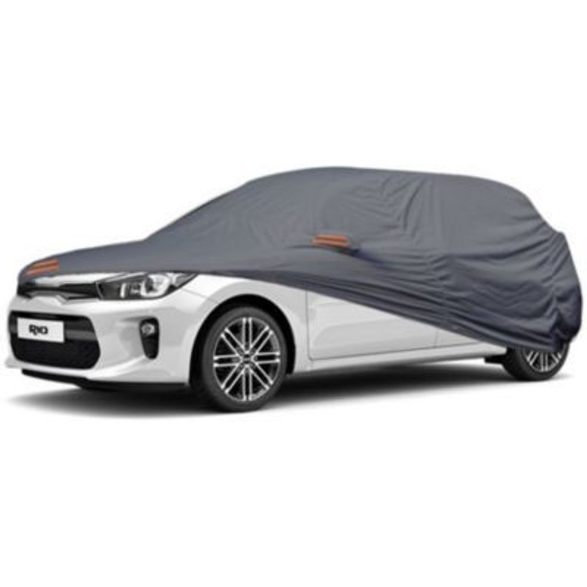 GENERICO - PROTECTOR CUBIERTA COBERTOR TIPO KIA RIO HATCHBACK GRIS