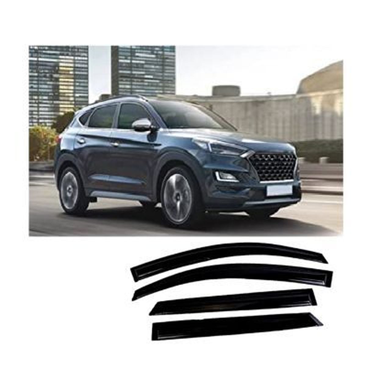 GENERICO - CORRELLUVIA HYUNDAI TUCSON 2016-2020 NEGRO