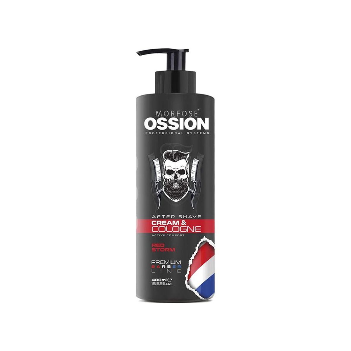 OSSION - Crema y Colonia Post Afeitado AFTER SHAVE Red Storm 400ML OSSION