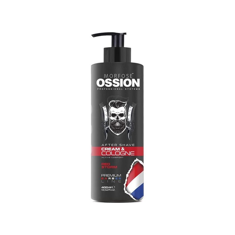 OSSION - Crema y Colonia Post Afeitado AFTER SHAVE Red Storm 400ML OSSION