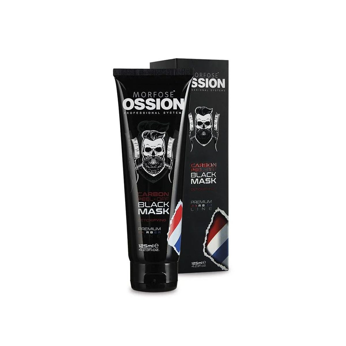 OSSION - Ossion Premium Barber Line Mascarilla Charcoal Activated Black 125ML