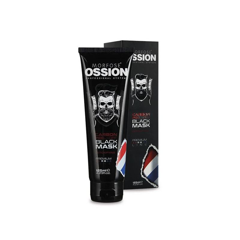 OSSION - Ossion Premium Barber Line Mascarilla Charcoal Activated Black 125ML
