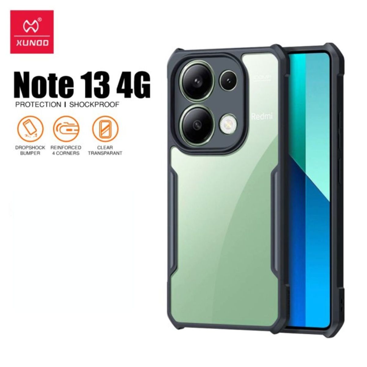 XUNDD - CASE XUNDD BUMPER XIAOMI REDMI NOTE 13 4G