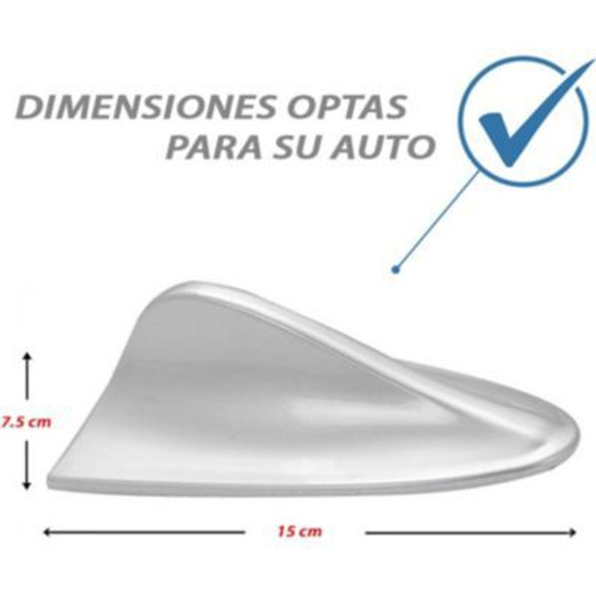 GENERICO - Antena de auto/vehiculo/decorativo/tuning