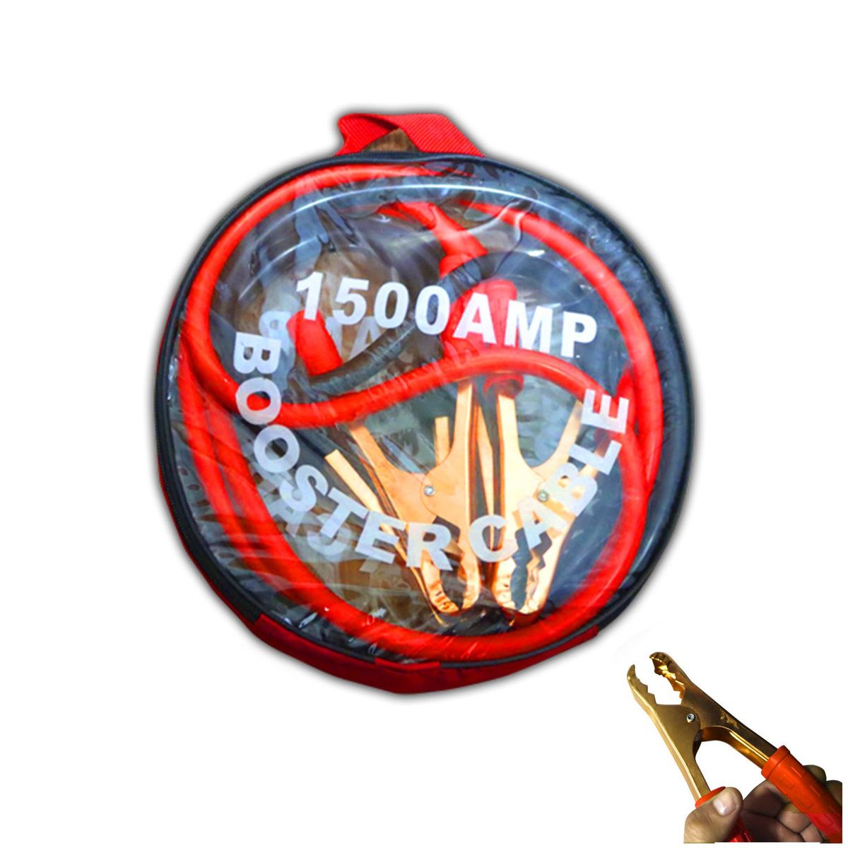 GENERICO - Cable de bateria 1500 amp de auto / pasar corriente