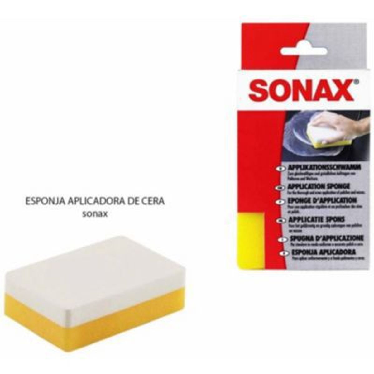 SONAX - Esponja aplicadora de cera sonax
