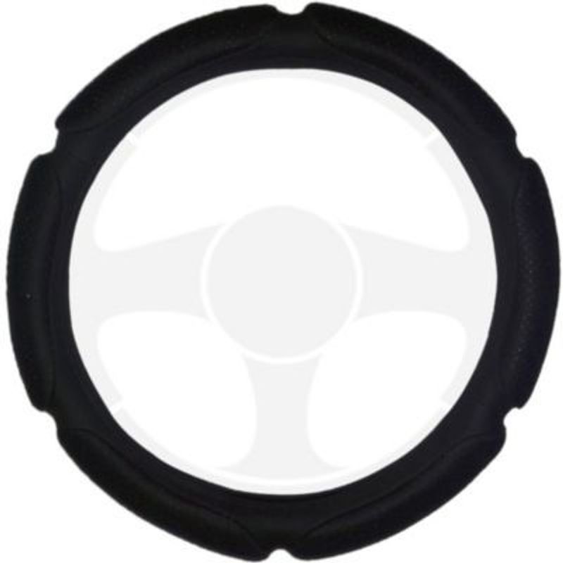 GENERICO - Funda de timón de auto acolchado con diseño/forro/protector