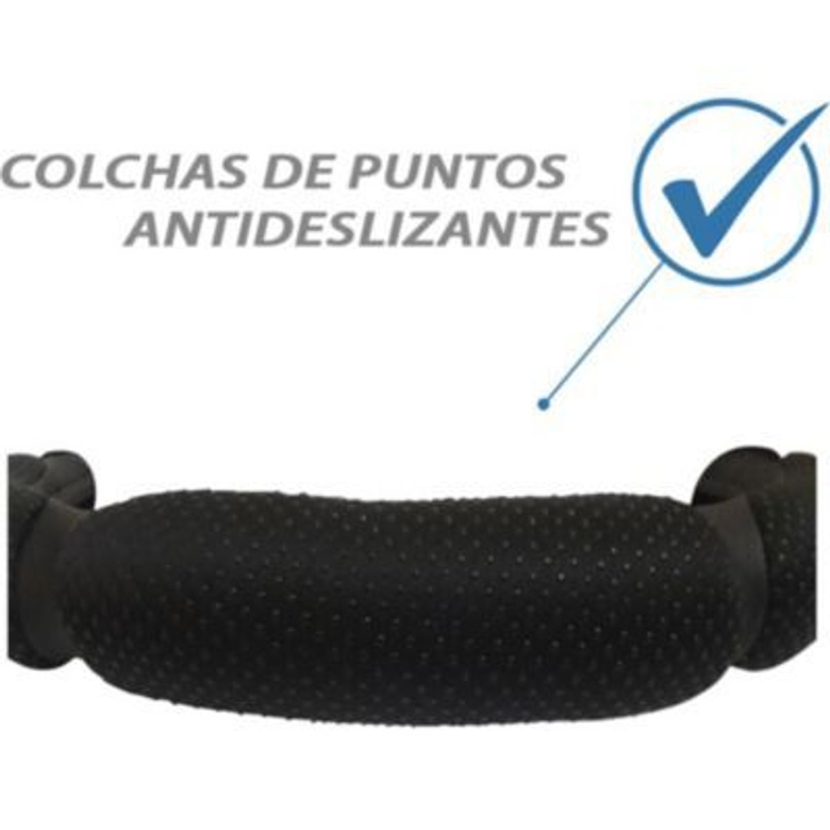 GENERICO - Funda de timón de auto acolchado con diseño/forro/protector