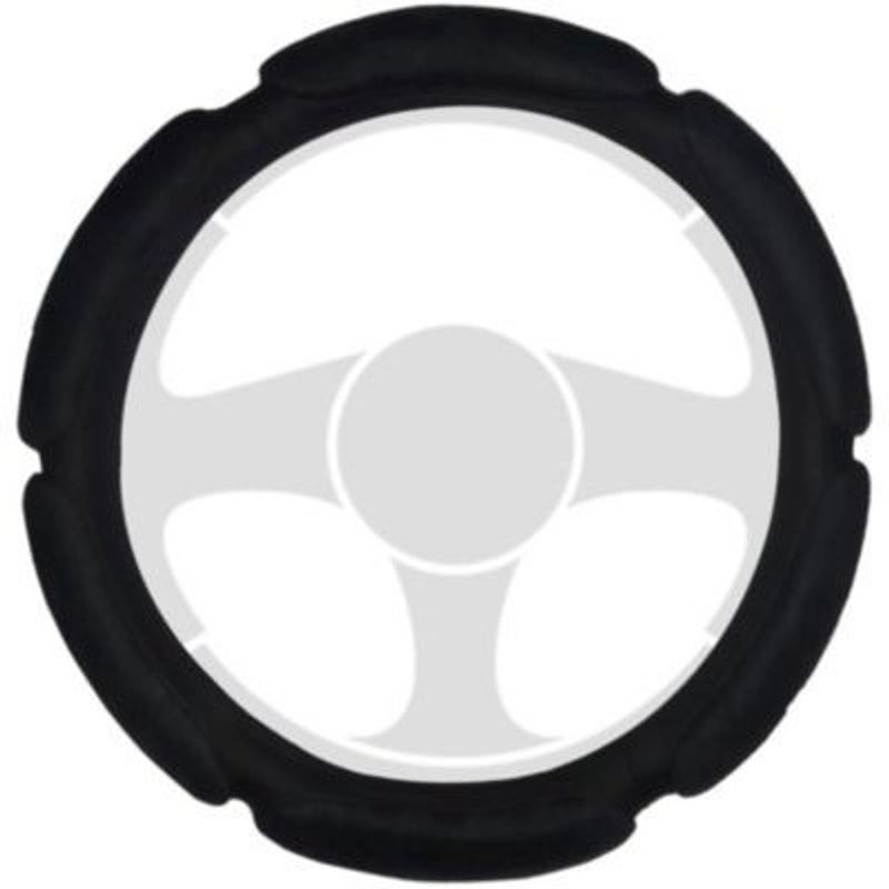 GENERICO - Funda de timón de auto acolchado/forro/protector