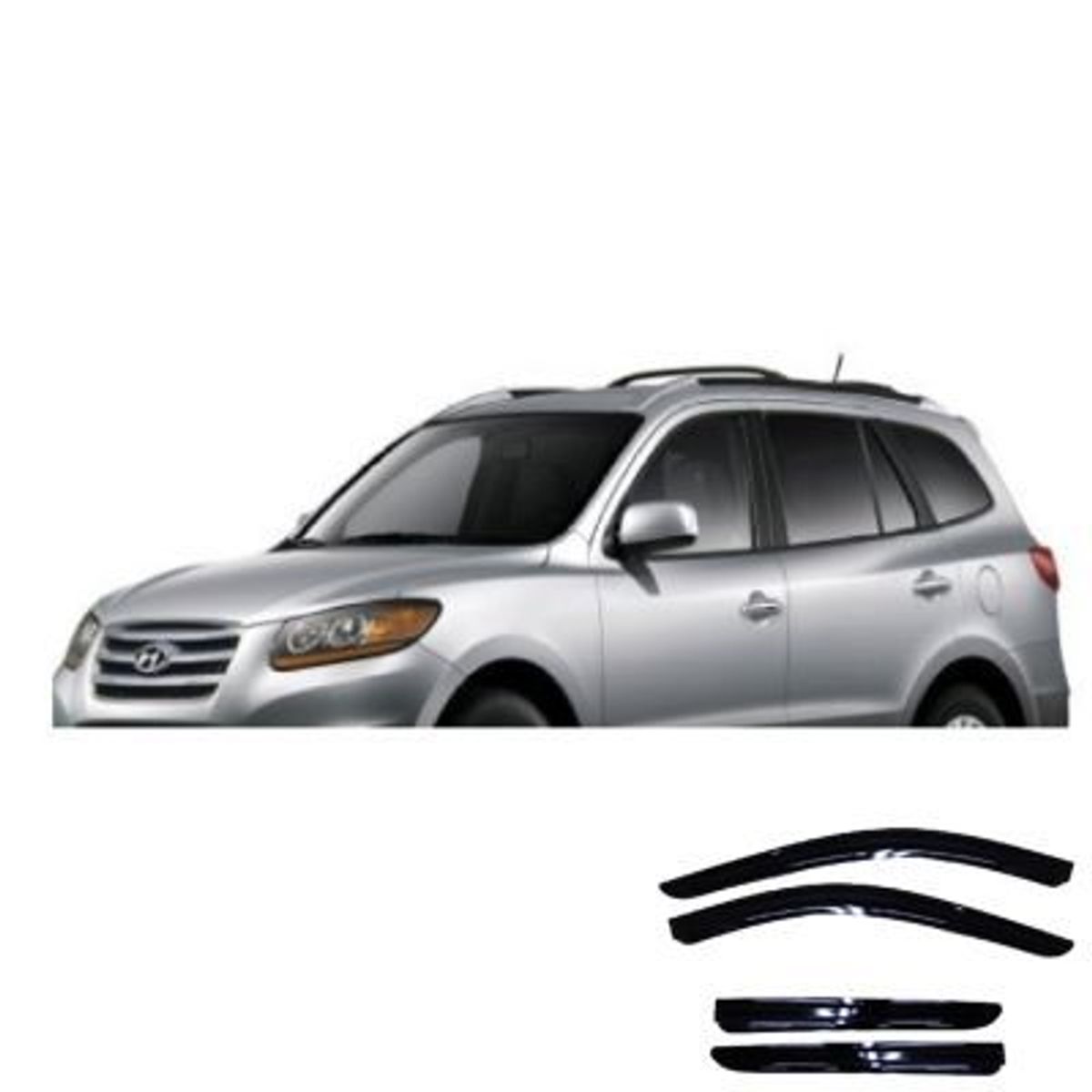 GENERICO - CORRELLUVIA HYUNDAI SANTA FE 2012-2018 NEGRO