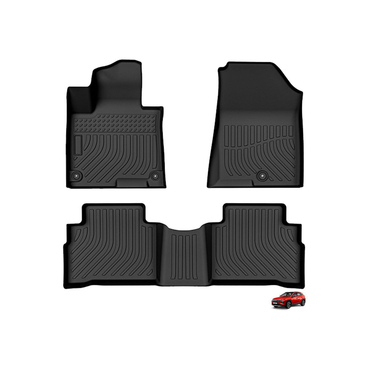 GENERICO - PROTECTOR CUBRE PISO 5D TPE HYUNDAI TUCSON 2023