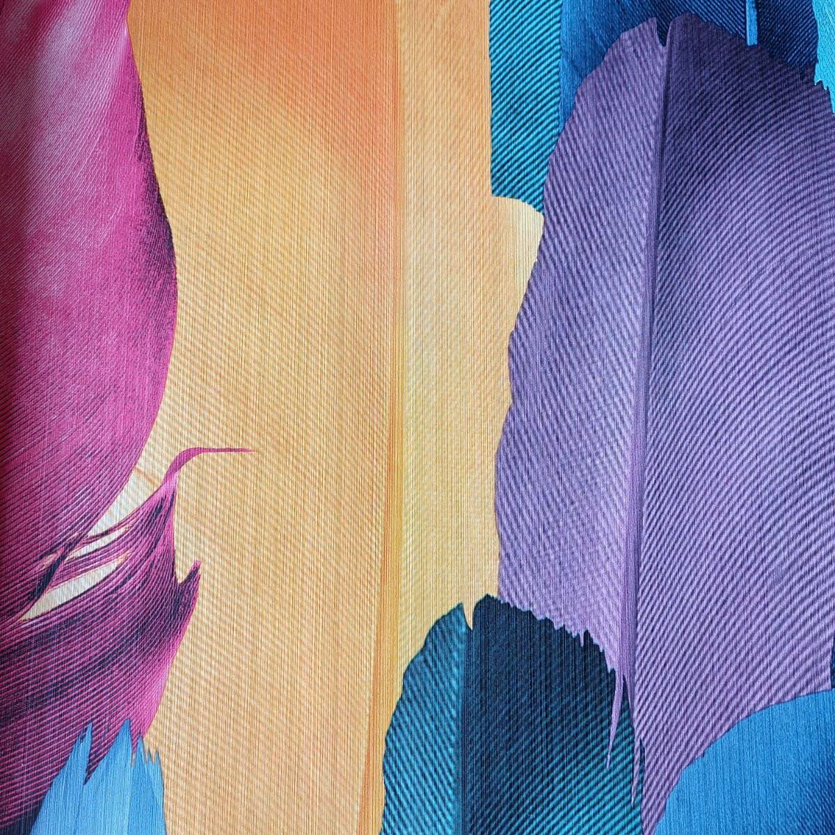 GENERICO - PAPEL TAPIZ PLUMAS 0.53 X 10 M PARA PARED