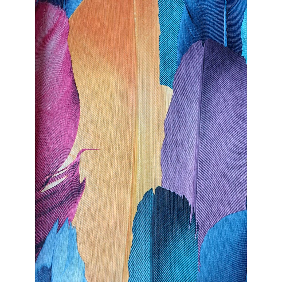 GENERICO - PAPEL TAPIZ PLUMAS 0.53 X 10 M PARA PARED