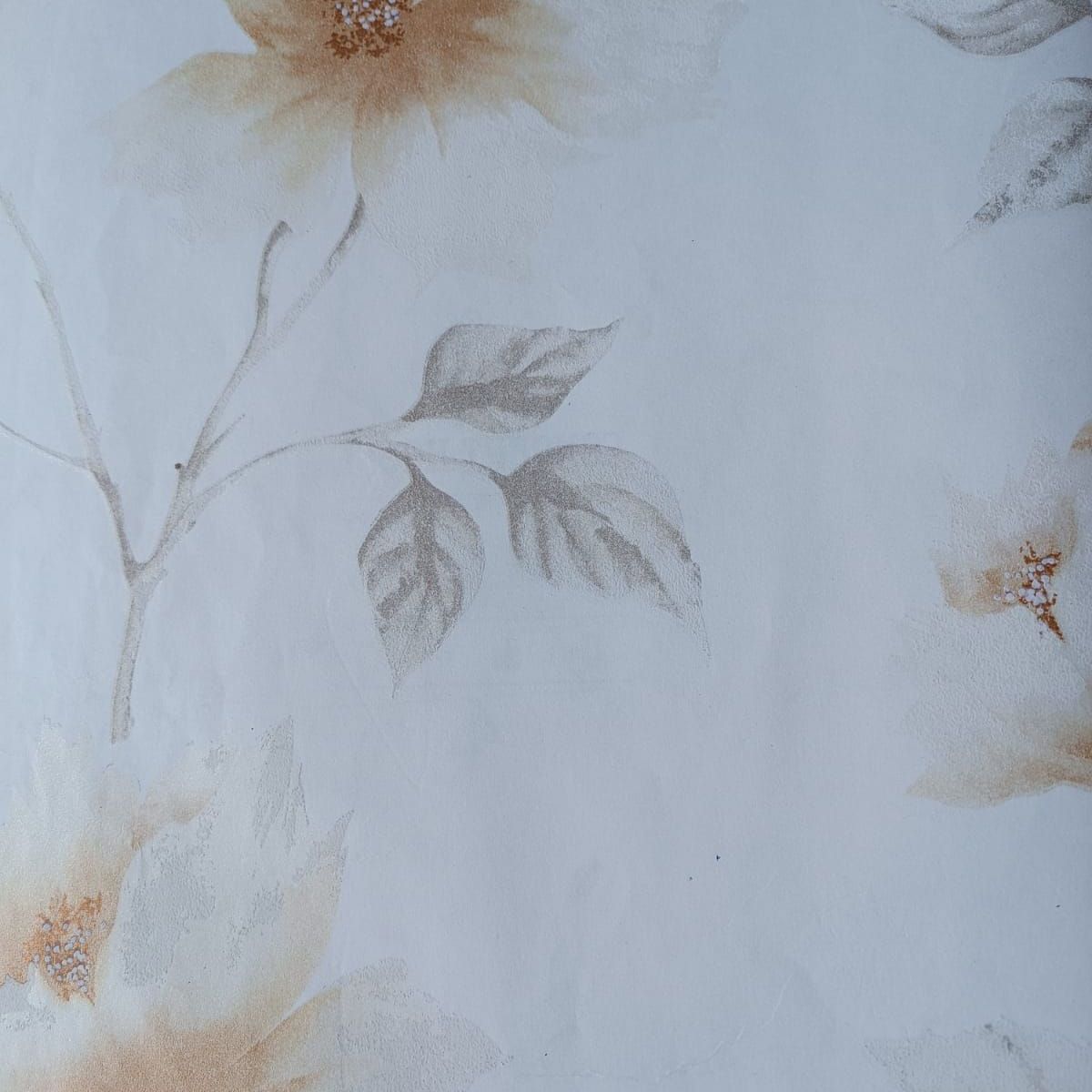 GENERICO - PAPEL TAPIZ FLORES 0.53 X 10 M PARA PARED