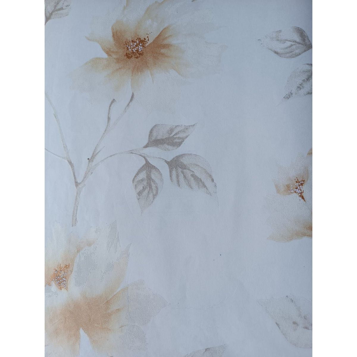 GENERICO - PAPEL TAPIZ FLORES 0.53 X 10 M PARA PARED