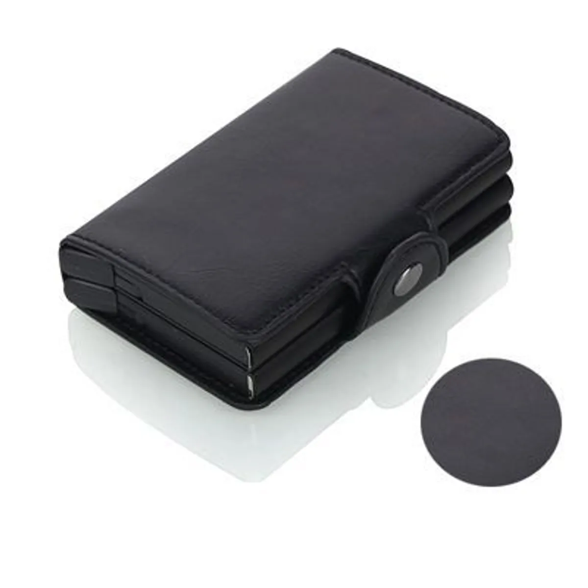 BAELLERRY - Billetera Tarjetero Hombre Sistema Antimagnético Cuero Protección RFID