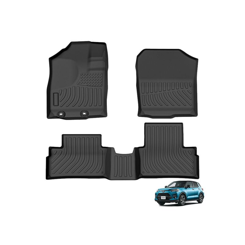 GENERICO - PROTECTOR CUBRE PISO 5D TPE TOYOTA RAIZE 2021-2022