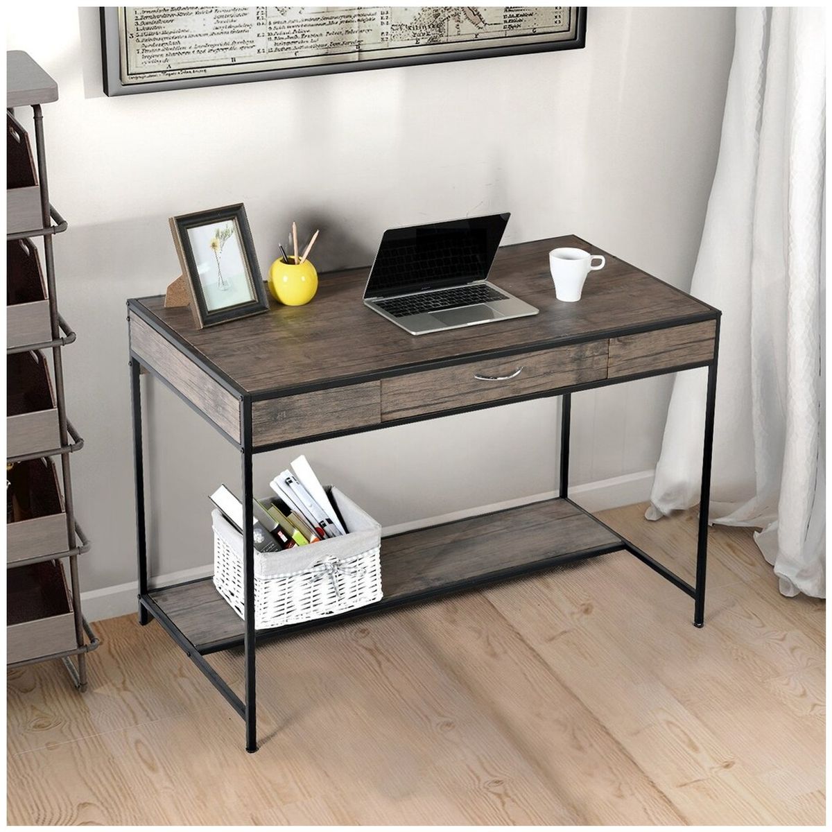 VENTITAS HOME - Escritorio Industrial Miko Ventitas Home Coñac