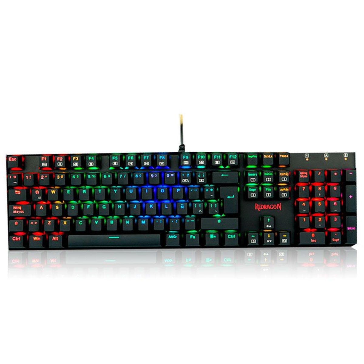 REDRAGON - teclado Mitra K551 redragon Rgb Color Negro Switch Red
