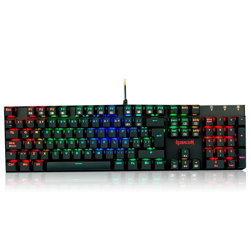 REDRAGON - teclado Mitra K551 redragon Rgb Color Negro Switch Red