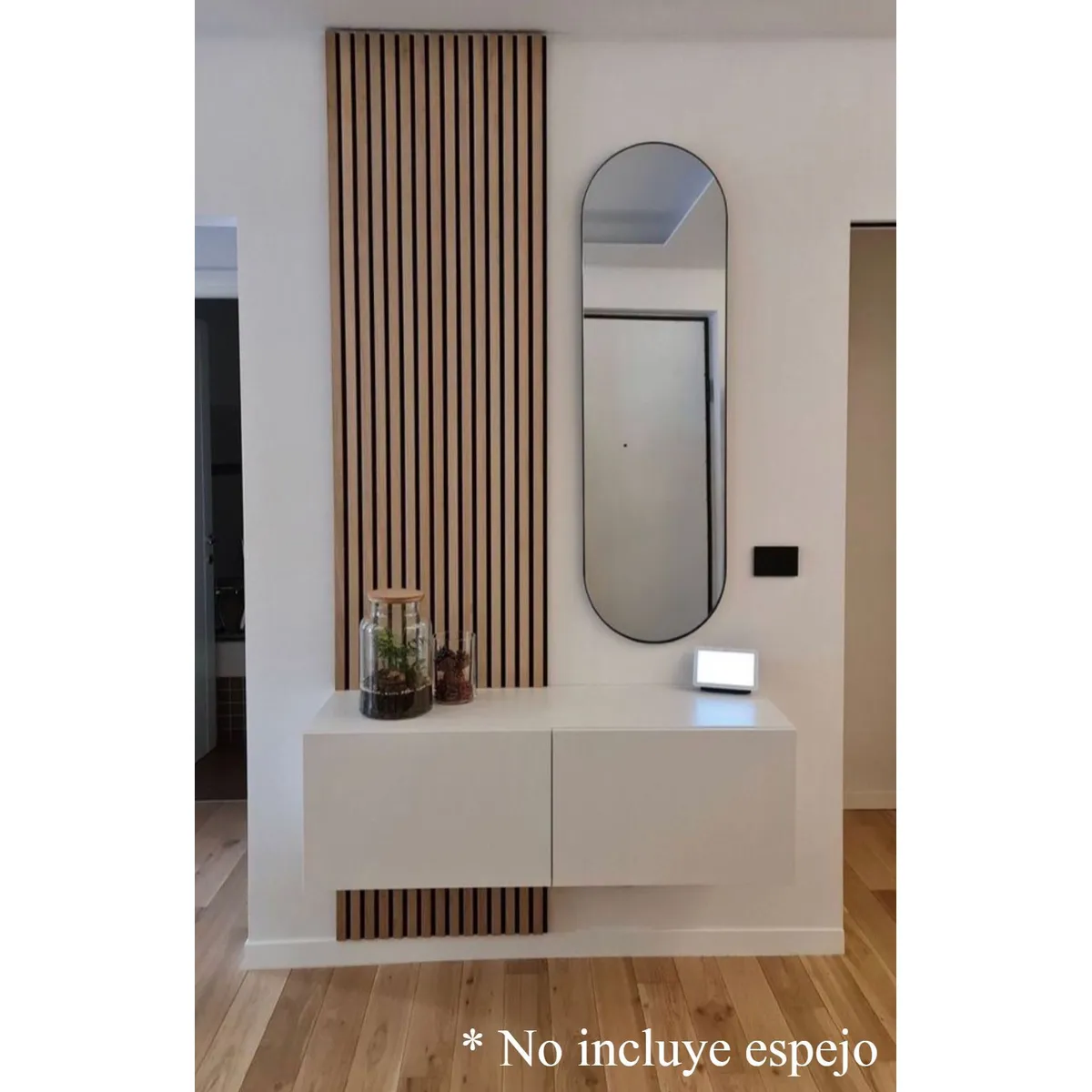 TU MESITA - Recibidor Moderno con Panel Leila TU MESITA