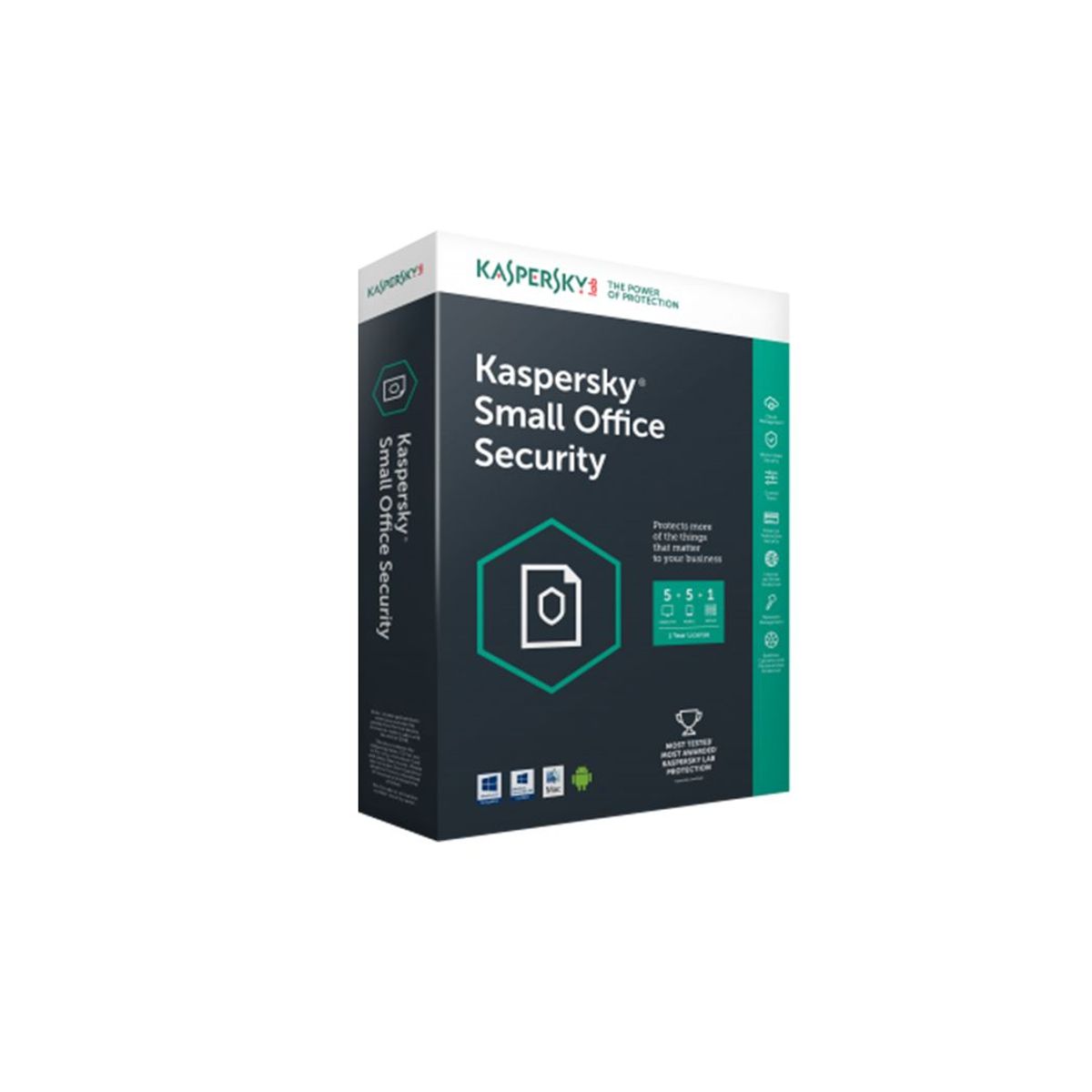 KASPERSKY - ANTIVIRUS KASPERSKY SMALL OFFICE SECURITY 1SERVIDOR/5MOVIL/5PC