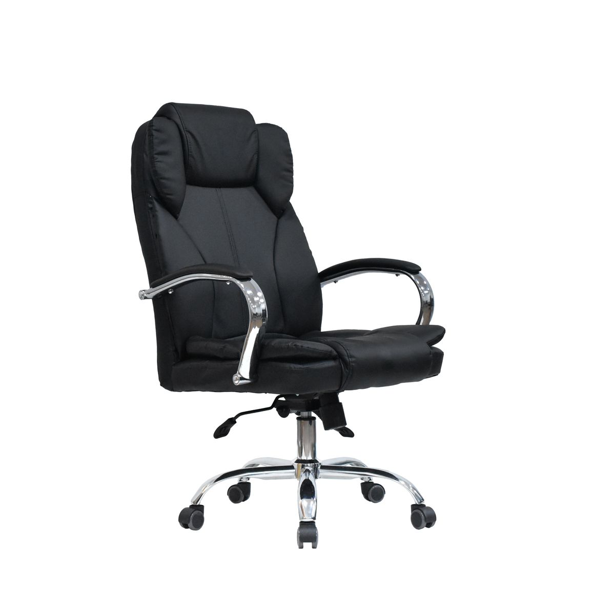 BONNO - Silla De Escritorio Veris Con Cabecero Negro Bonno