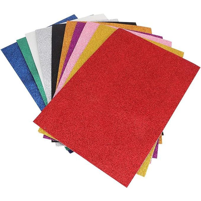 INSPIRA - Hojas de Colores Espuma EVA  A4 Manualidades Bricolaje x 10U