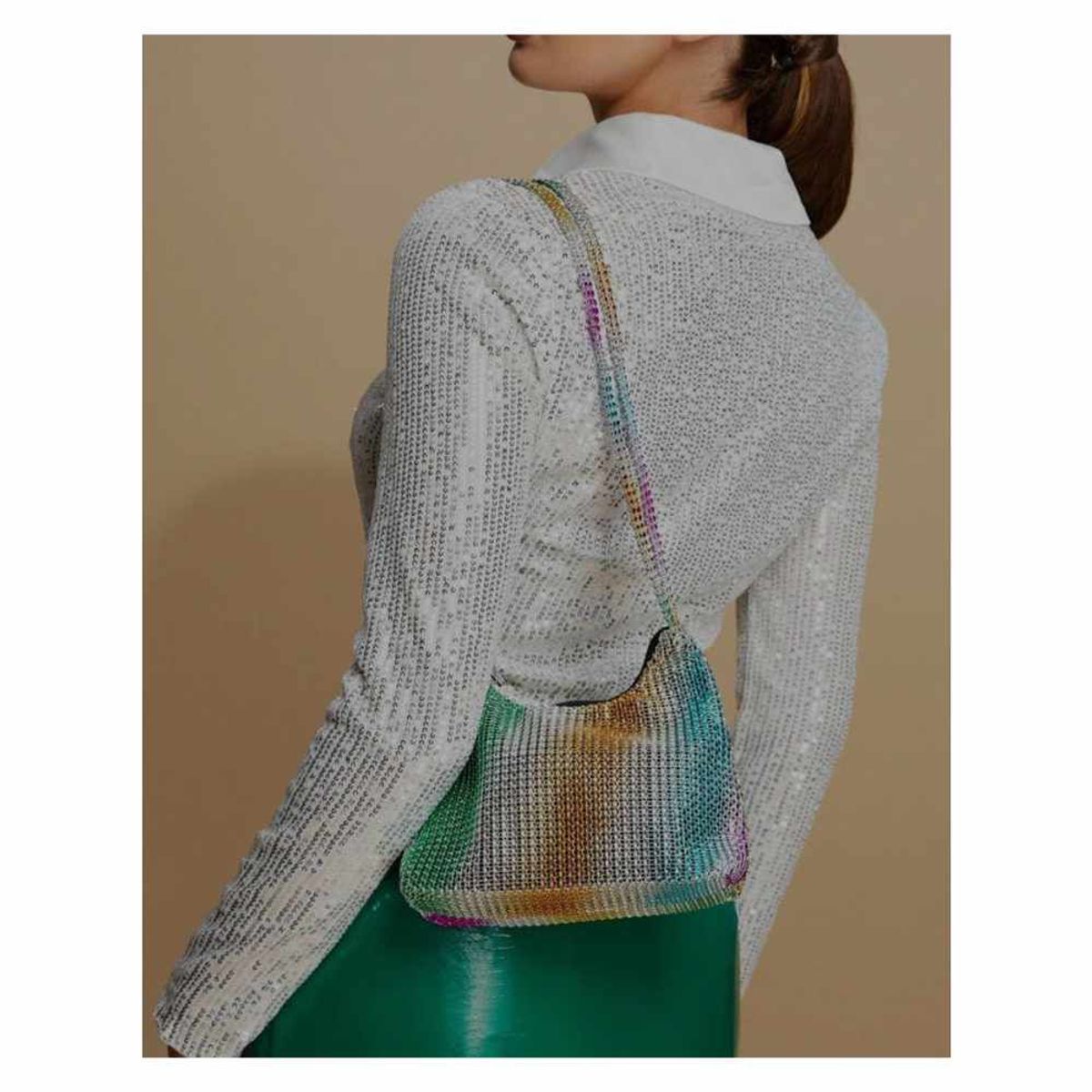 GENERICO - Cartera Con Brillos Tornasol