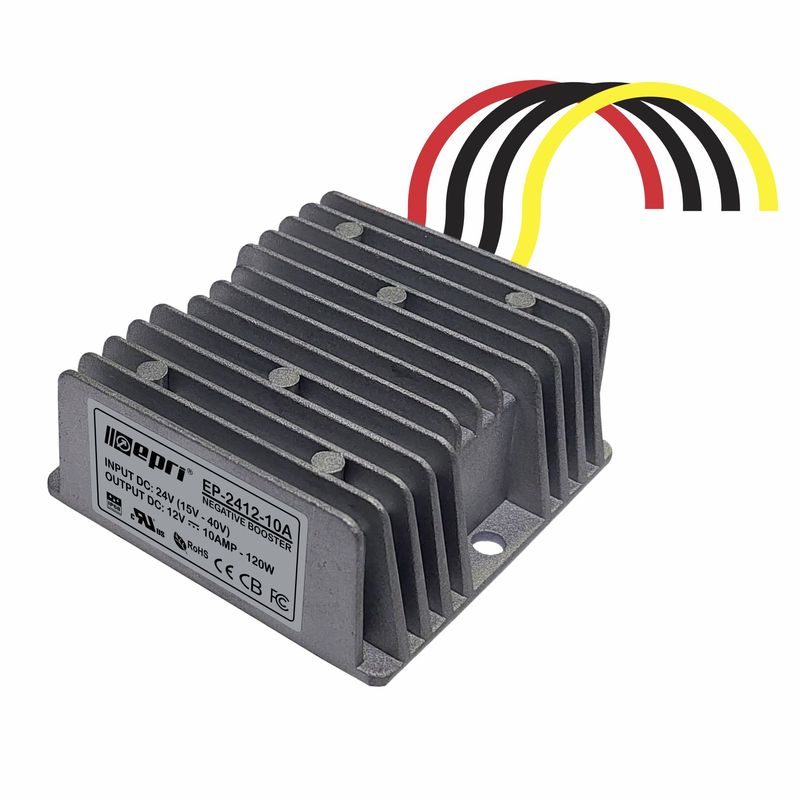 EPRI - REDUCTOR DE VOLTAJE 24V A 12V 10AMP 120W IP68