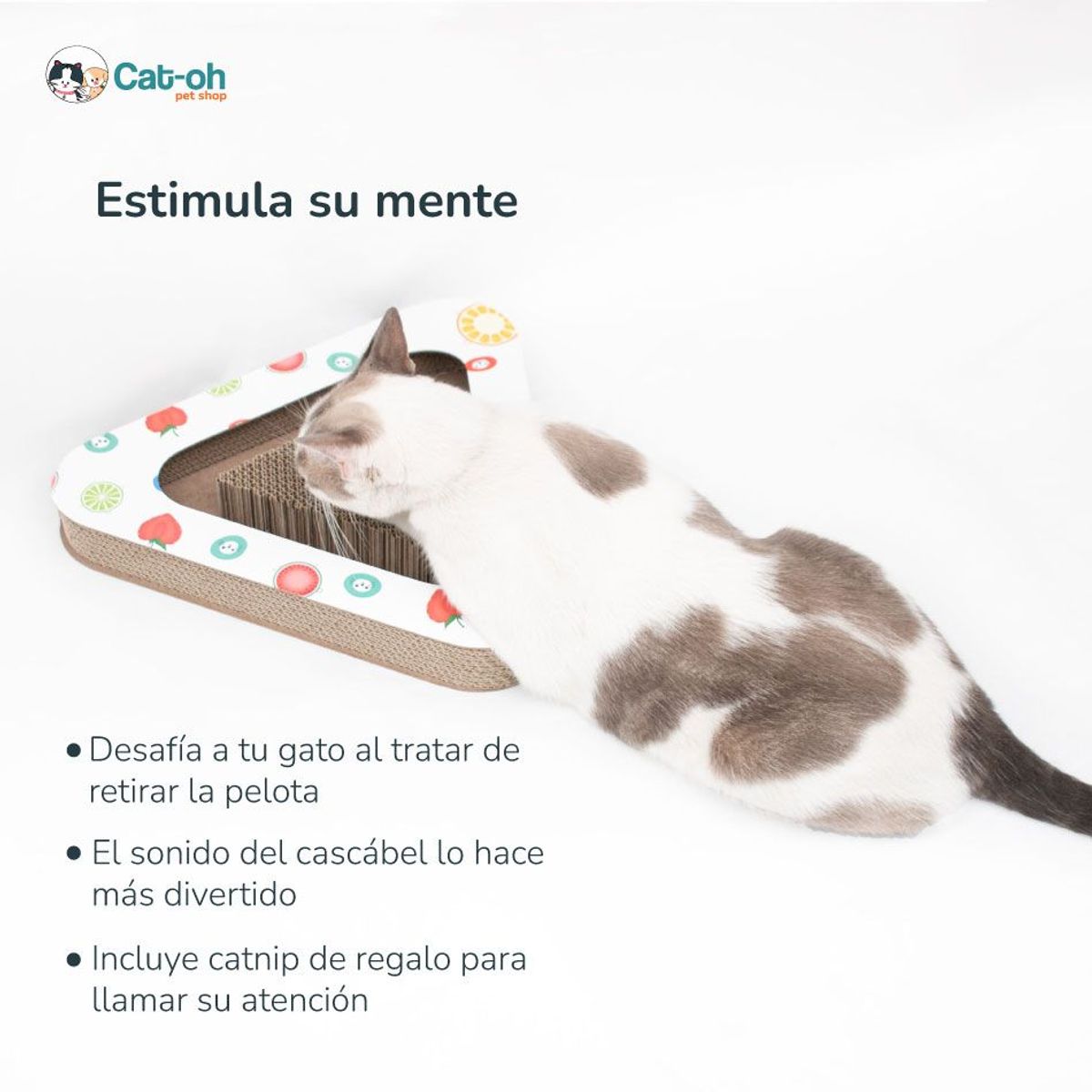 CAT OH - Laberinto rascador triangular