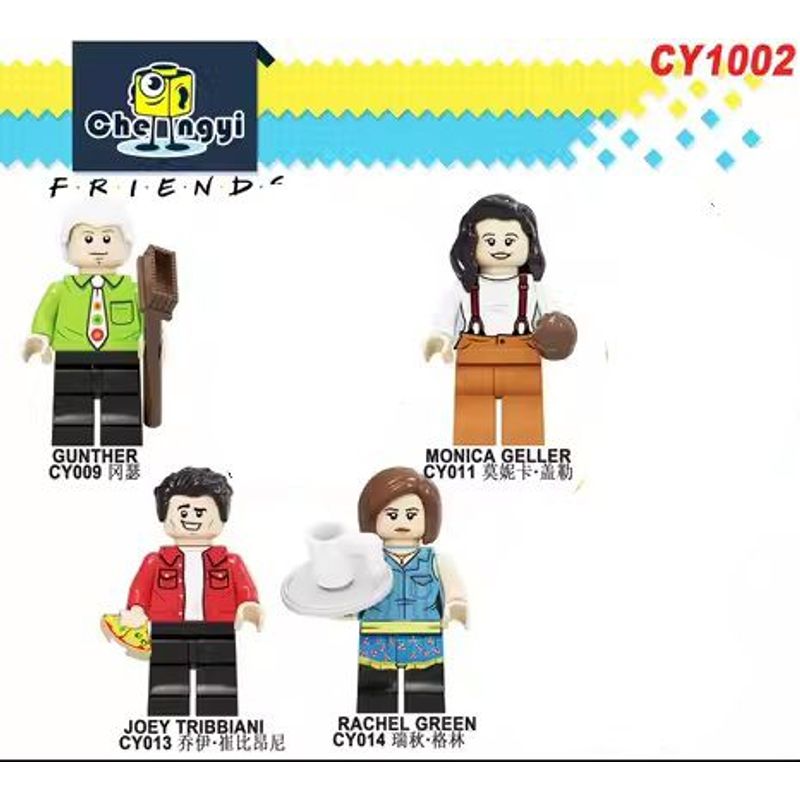 GENERICO - Minifigura de bloques de construcción ensamblados personaje