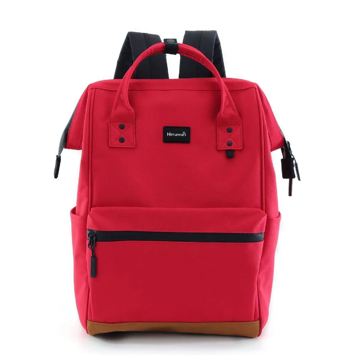 HIMAWARI - Himawari - Mochila Unisex escolar de viaje con puerto USB H124-1 Rojo